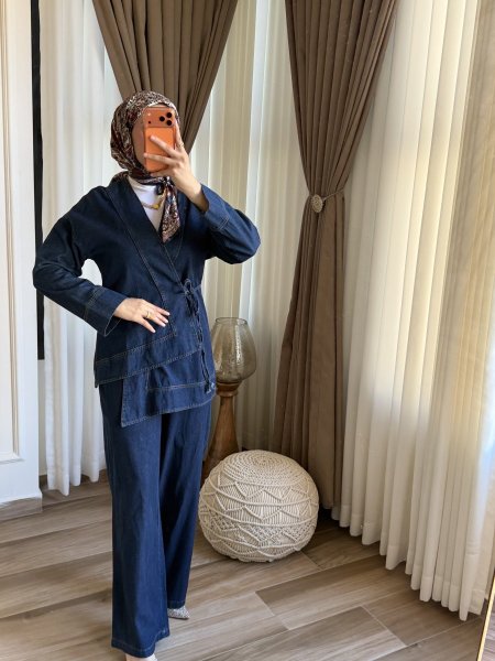 طقم بنطلون جينز