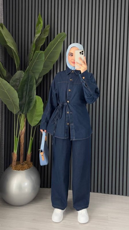 طقم بنطلون جينز
