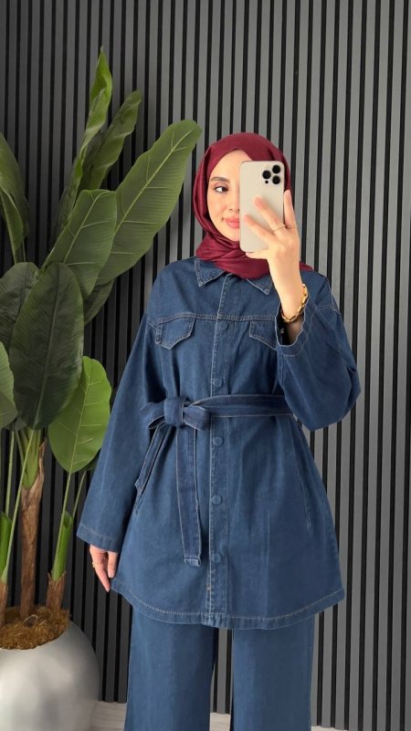 طقم بنطلون جينز